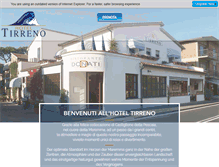 Tablet Screenshot of hoteltirrenocastiglione.it